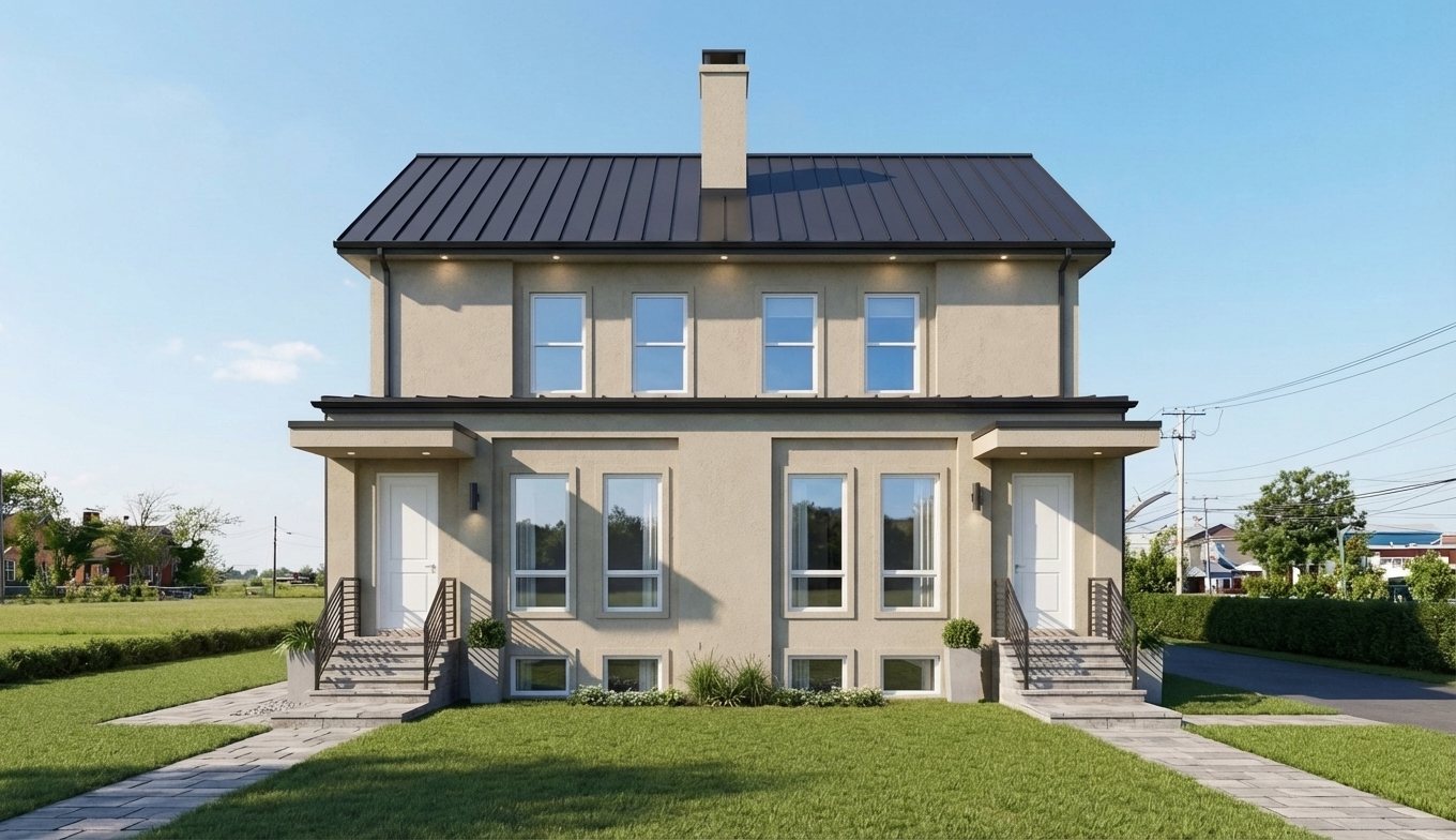 Evening exterior final render