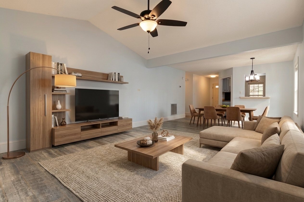 Daylight living room refinement