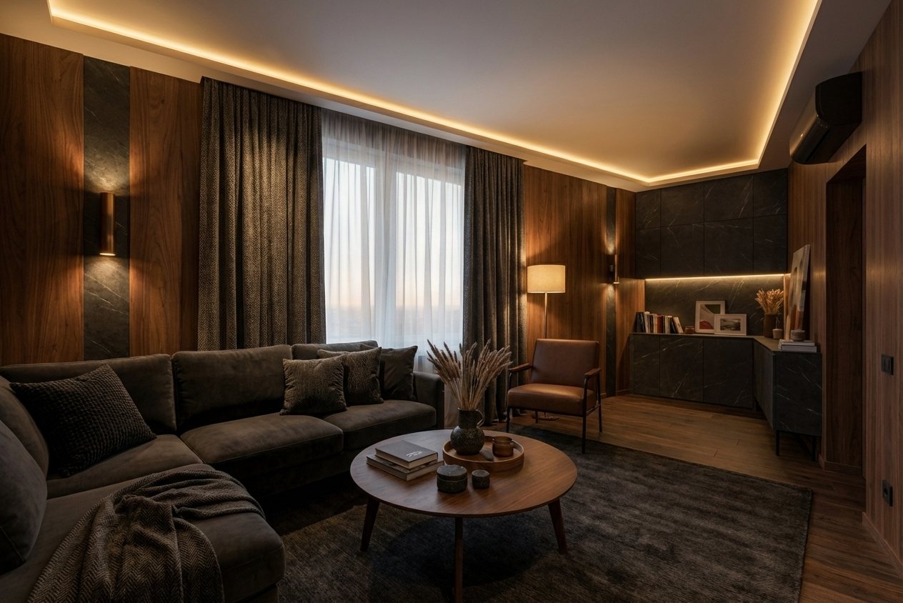 Warm interior refinement output