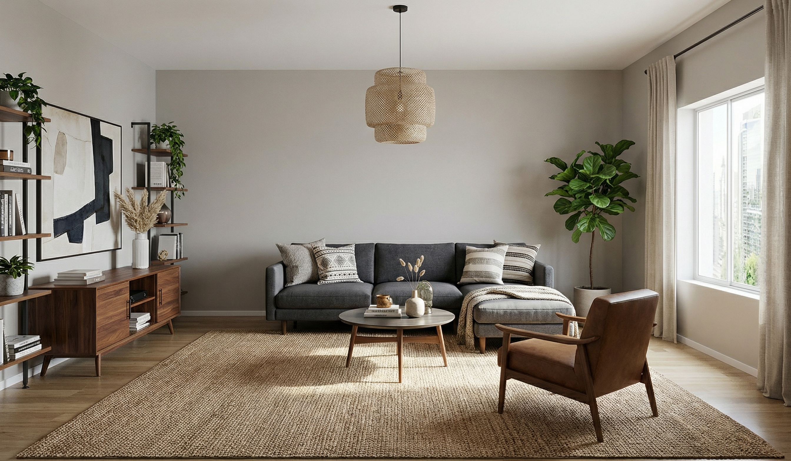 Empty Room to Styled Interior - Render